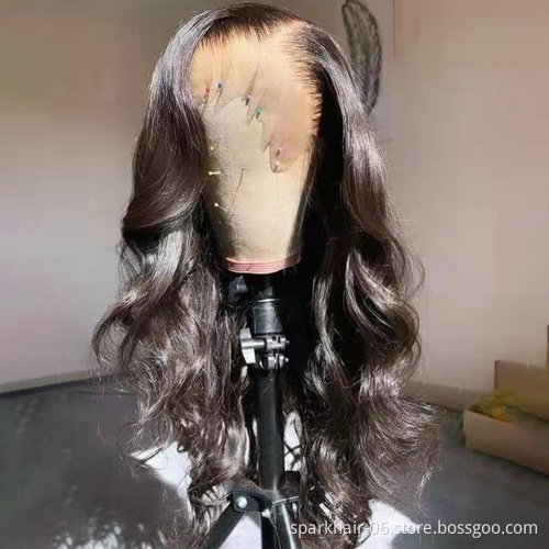 Longest 40 Inch Raw 13x6 Body Wave Transparent HD 360 Lace Frontal Brazilian Pre-Plucked Body Short Full Lace Human Hair Wigs